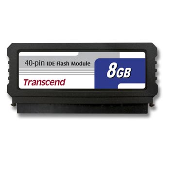 модуль Flash DOM Transcend 8ГБ IDE 40P, SMI (Vertical)