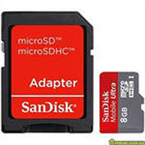   8 SanDisk  microSD HC Class10 + 