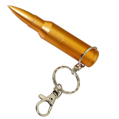  Флешка подарочная Apexto  Пуля caliber 7.62, золотая