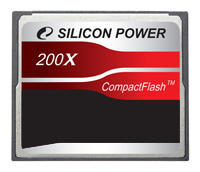   4 Silicon Power Compact Flash Card Super Speed 200x, SP4GBCF200