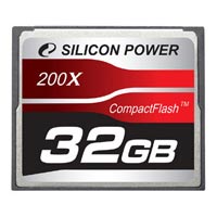   32 Silicon Power Compact Flash Card Super Speed 200x, SP32GBCF200