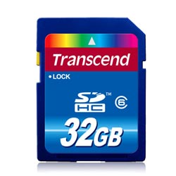   SDHC 32GB class 6 Transcend TS32GSDH6