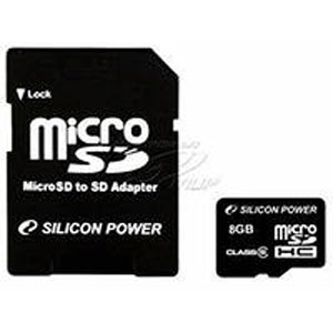   8 Silicon Power microSD HC Class10 + 