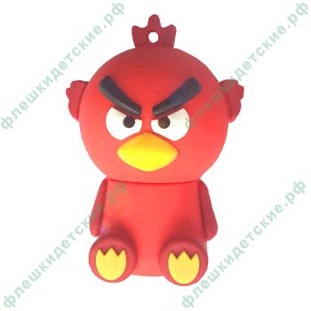  флешка 16Гб MemoryKing Angry Birds (Энгри бёрд красная)