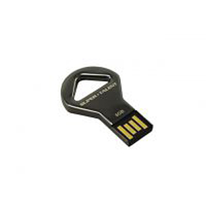    usb-flash drive / флешка 16 Гб SuperTalent ключ, никелированный