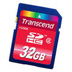   32 Transcend SecureDigital Card HC Class2